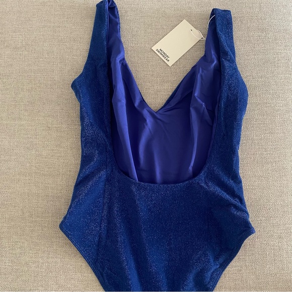 NWT Monday swimwear Santa Catarina one piece - Navy Shimmer - Picture 3 of 4